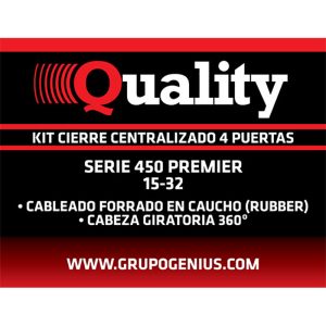Kit Cierre centralizado (4 puertas) - Imagen 1