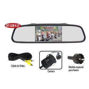 Kit Retrovisor Multimedia G-VPS01-RC43SS - Imagen 3