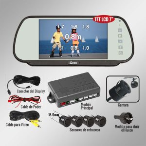 Kit Retrovisor Multimedia G-VPS03-RC7 - Imagen 3