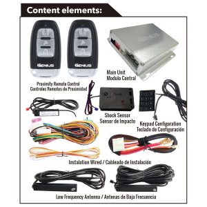 PKE - Boton Start-Stop con Sensor de Impacto - Imagen 3